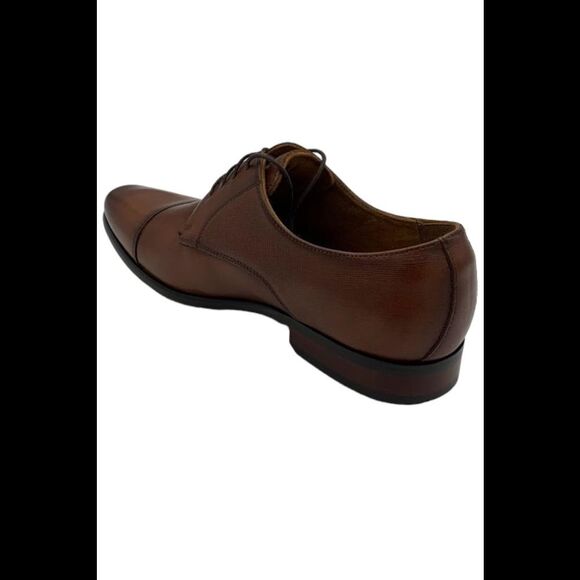 Florsheim Shoe Company Men's Angelo Cap-Toe Oxfords Brown - Medium - Picture 3 of 3